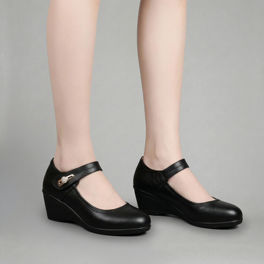 Livia - Wygodne półbuty na koturnie