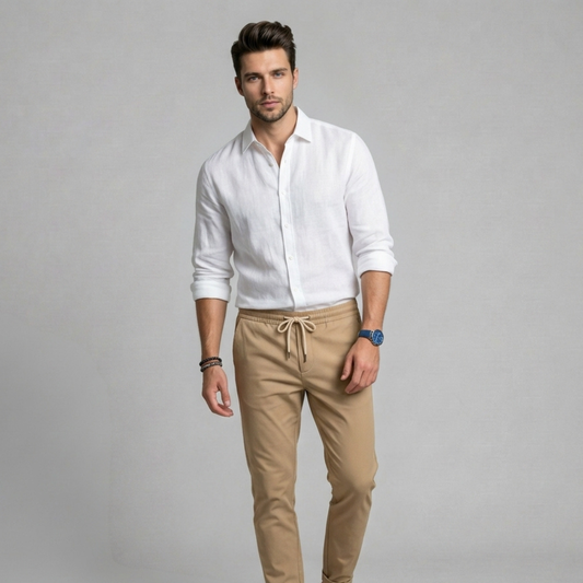 Borys - Wygodne męskie spodnie stretch