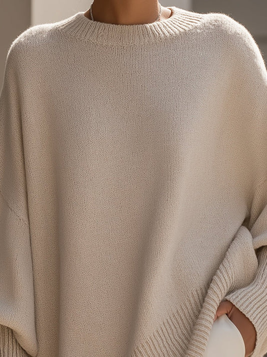 Alina | Oversizowy pullover z wełny