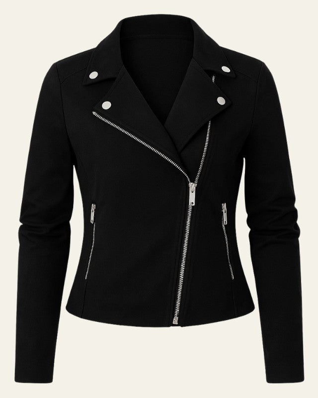 Marcela | Motorjack met asymmetrische sluiting