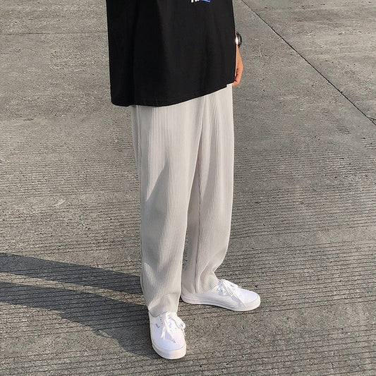 Michał | Broek met structuur en relaxed fit