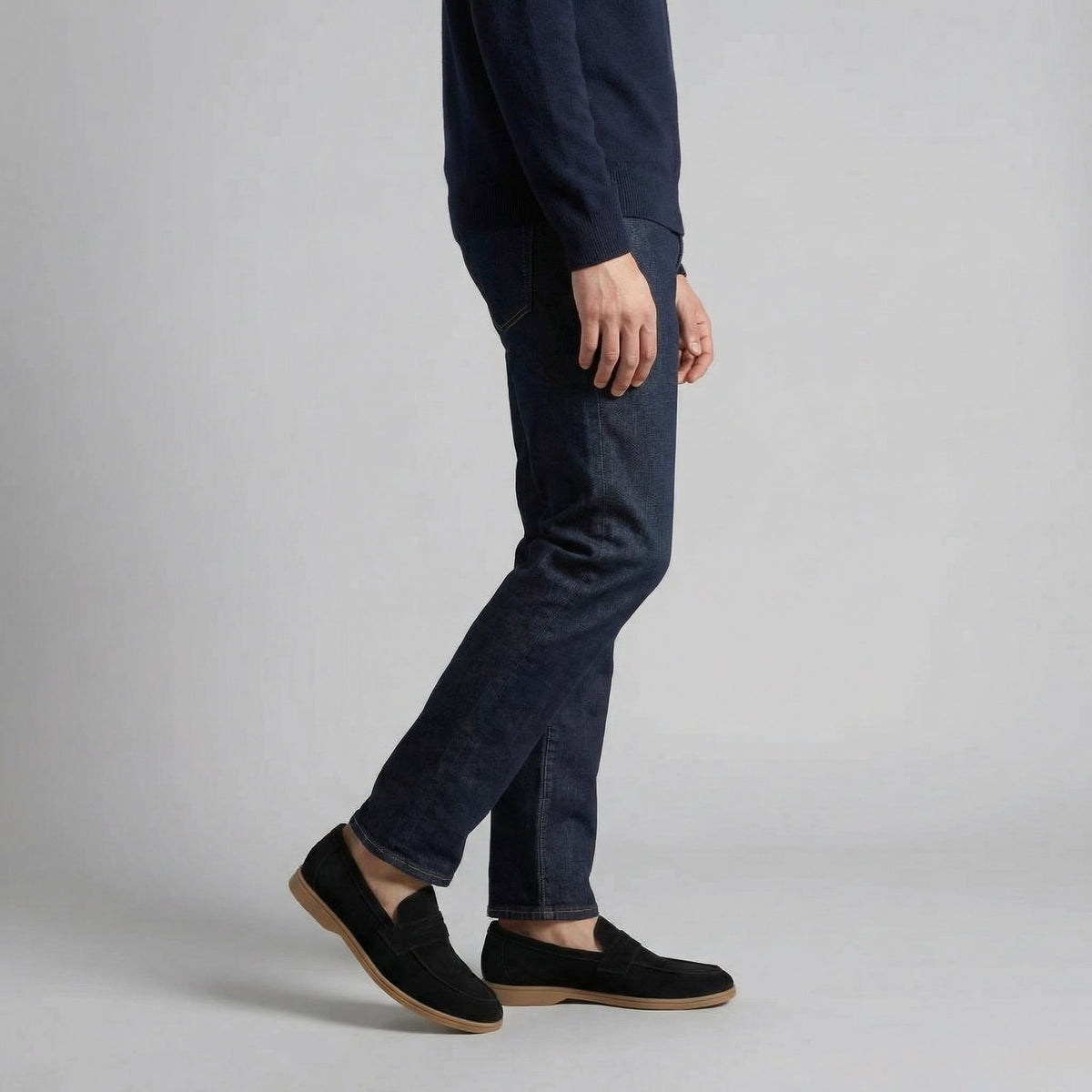 Tomek | Mokasyny z zamszu penny loafers