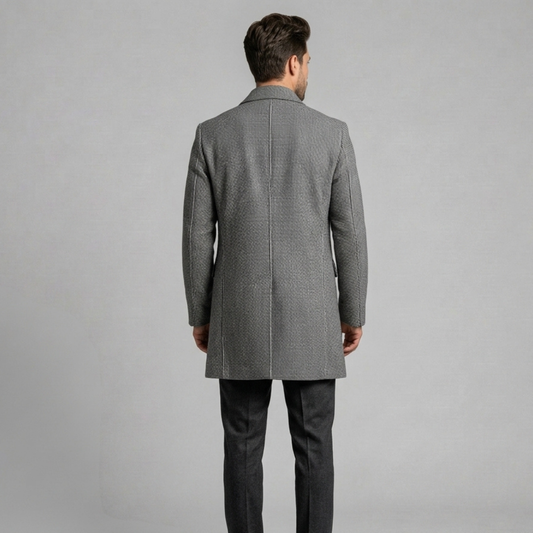Oskar - Elegancki męski płaszcz o nowoczesnym stylu