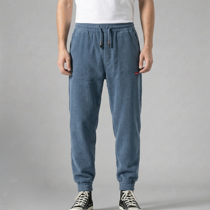 Miłosz - Wygodne spodnie dresowe prążkowane