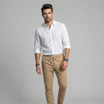 Borys - Wygodne męskie spodnie stretch