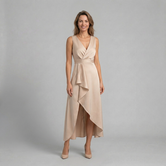 Nova - Elegancka sukienka kopertowa