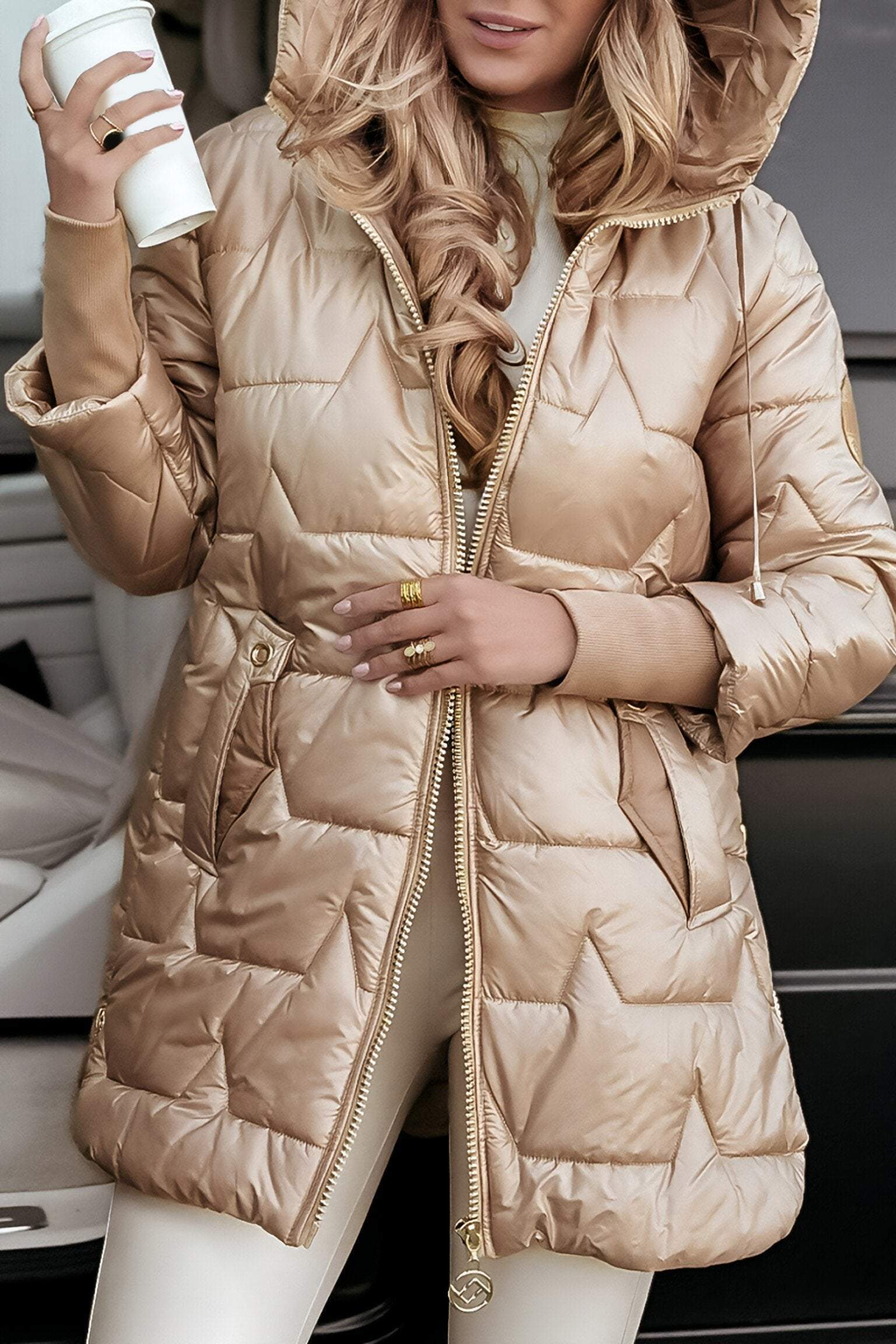 Agnieszka | Damska Bluza z Kapturem Astrid™ Ciepła i Stylowa Bawełniana 6