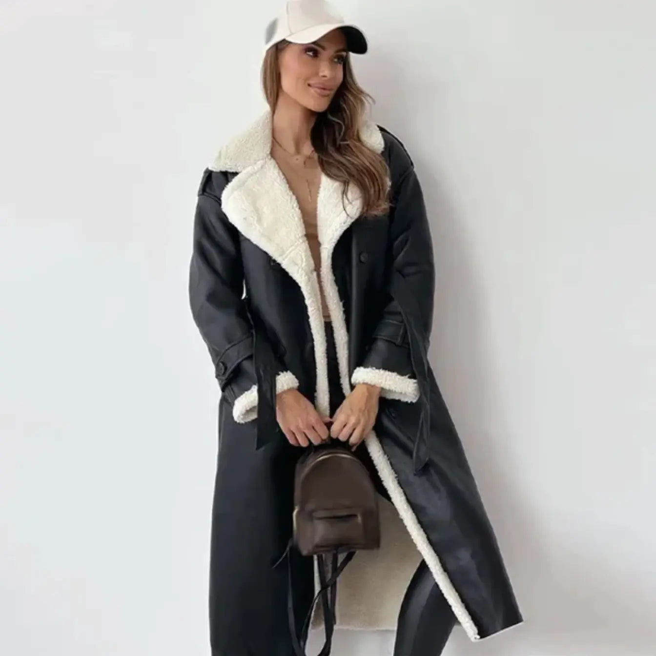 Lena | Płaszcz Zimowy Damski z Polarową Podszewką i Eleganckim Krojem 0