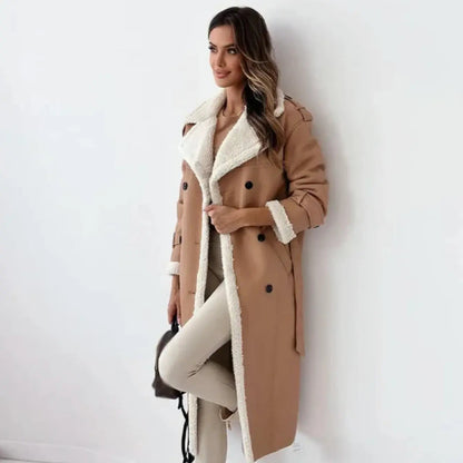 Lena | Płaszcz Zimowy Damski z Polarową Podszewką i Eleganckim Krojem 2