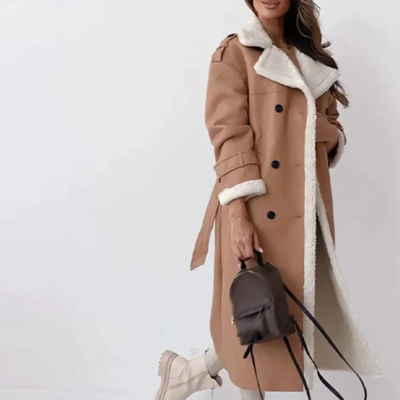 Lena | Płaszcz Zimowy Damski z Polarową Podszewką i Eleganckim Krojem 3