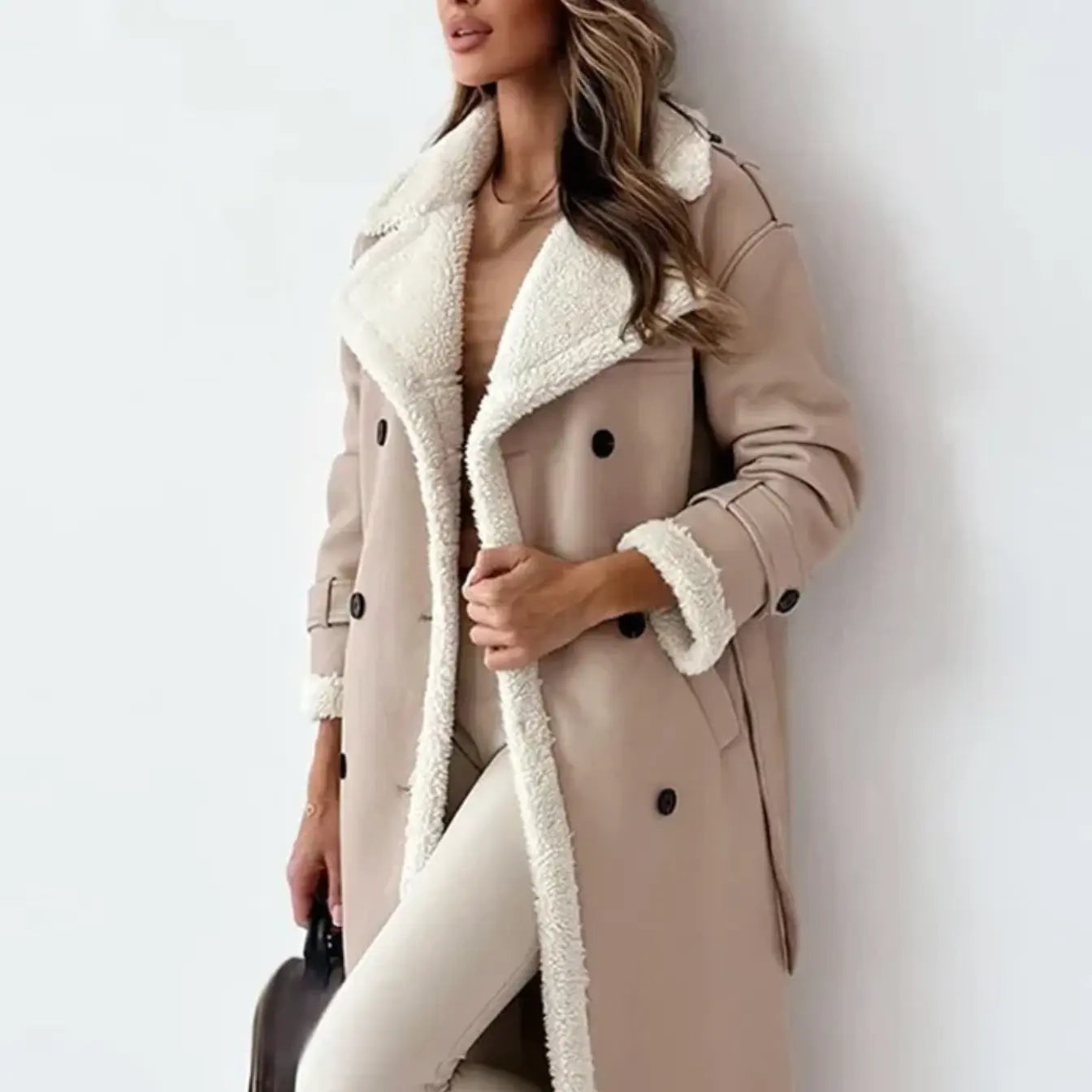 Lena | Płaszcz Zimowy Damski z Polarową Podszewką i Eleganckim Krojem 5