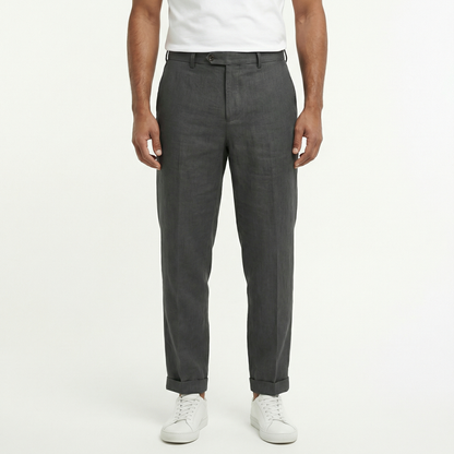 Luksusowe lniane spodnie męskie | Lekkość i komfort w stylu smart-casual