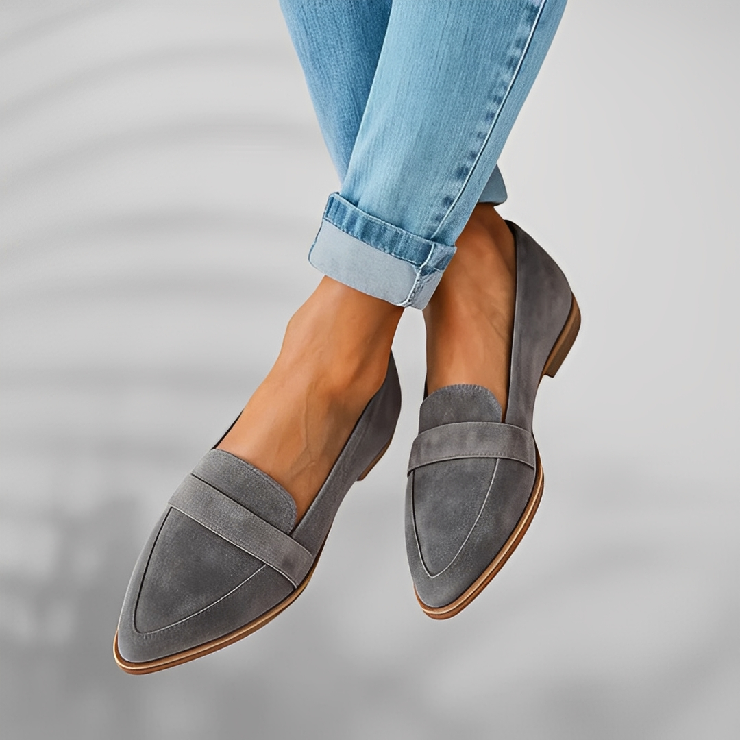 Natalia | Damskie Skórzane Buty Codzienne z Wąskim Noskiem 0