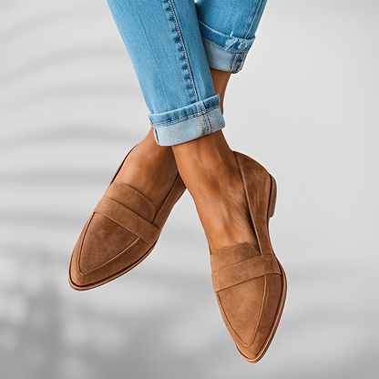 Natalia | Damskie Skórzane Buty Codzienne z Wąskim Noskiem 1