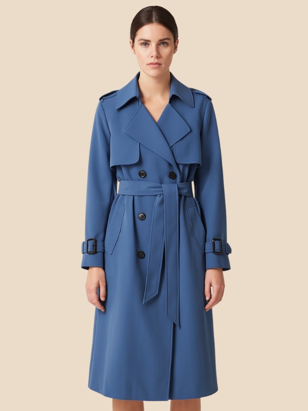 Alicja | Dubbele rij trenchcoat