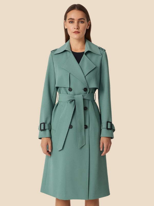 Alicja | Dubbele rij trenchcoat