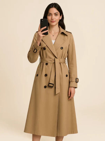 Alicja | Dubbele rij trenchcoat