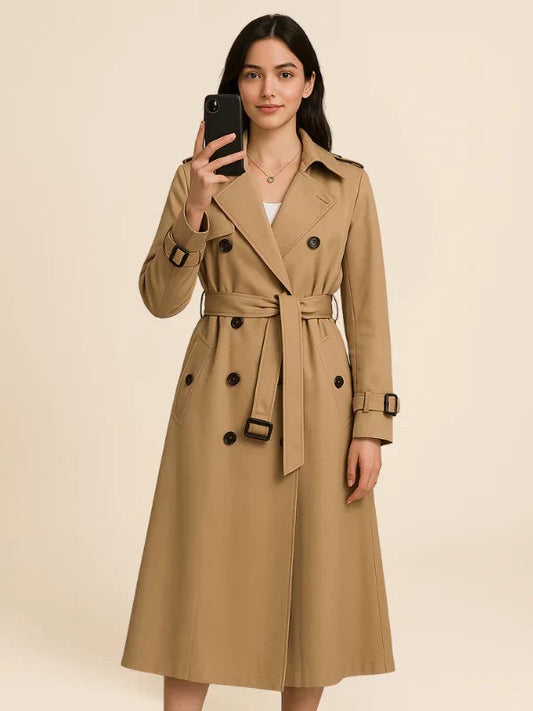 Alicja | Dubbele rij trenchcoat