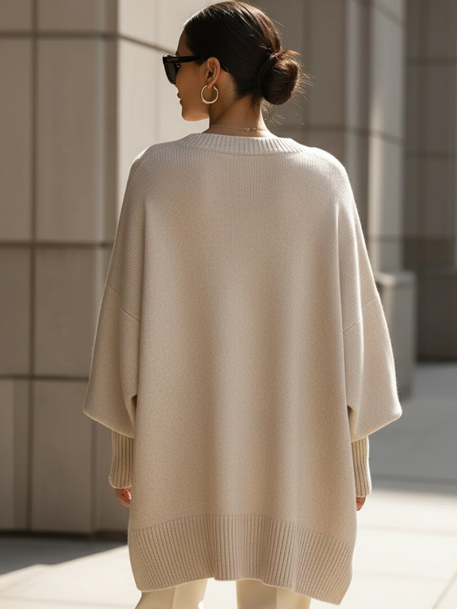 Alina | Oversizowy pullover z wełny