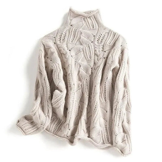 Alina | Sweter z warkoczami