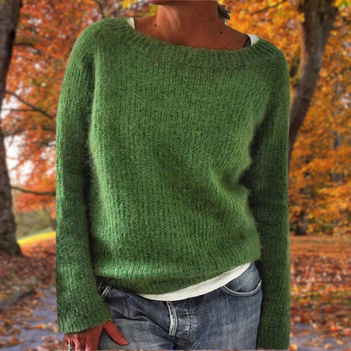Ania | Sweter z wełny merino