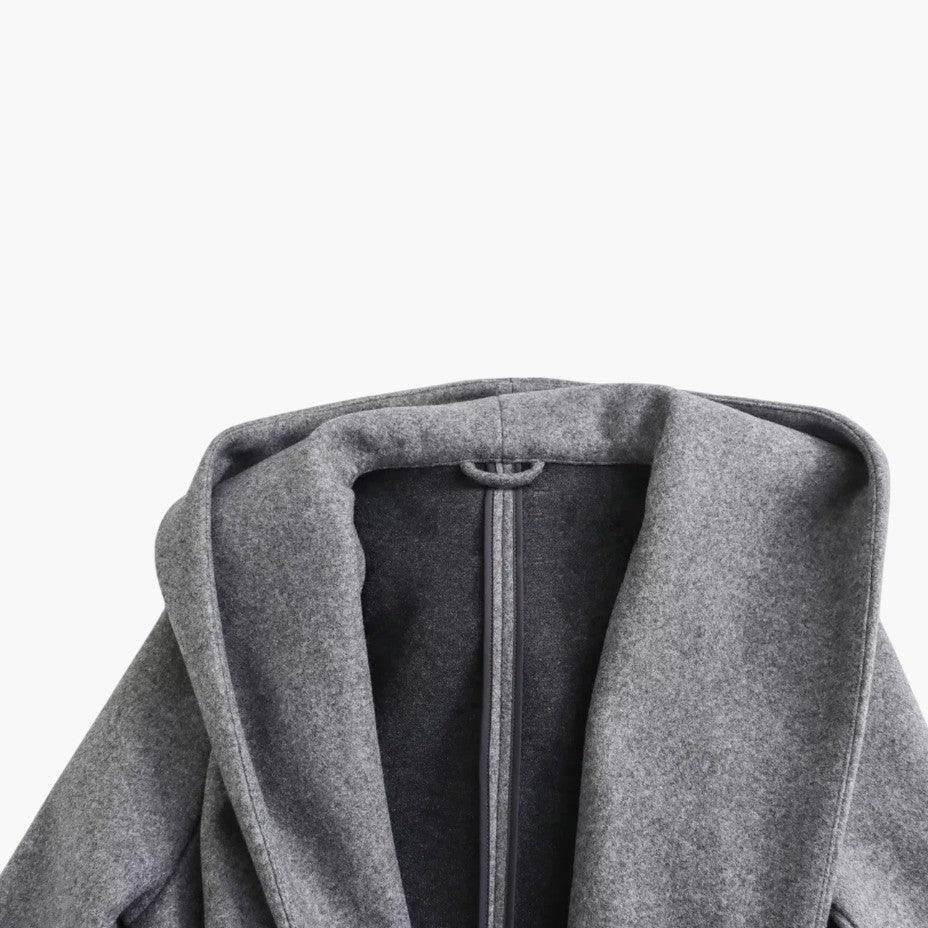 Celina | Trenchcoat met capuchon en ceintuur