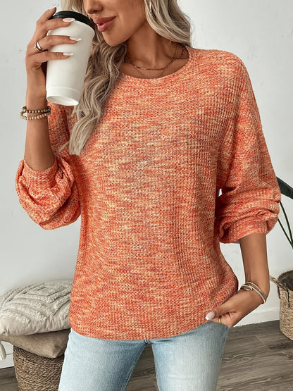 Daria | Sweter w teksturze waflowej
