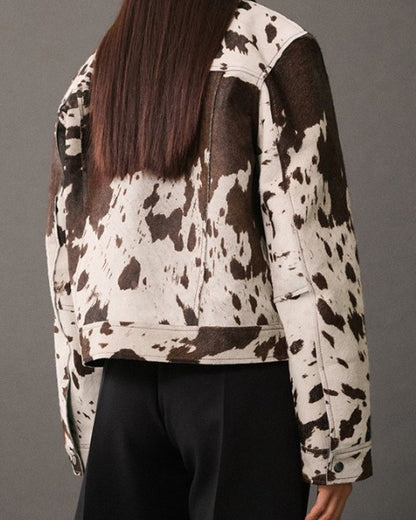 Irena | Truckerjack met print