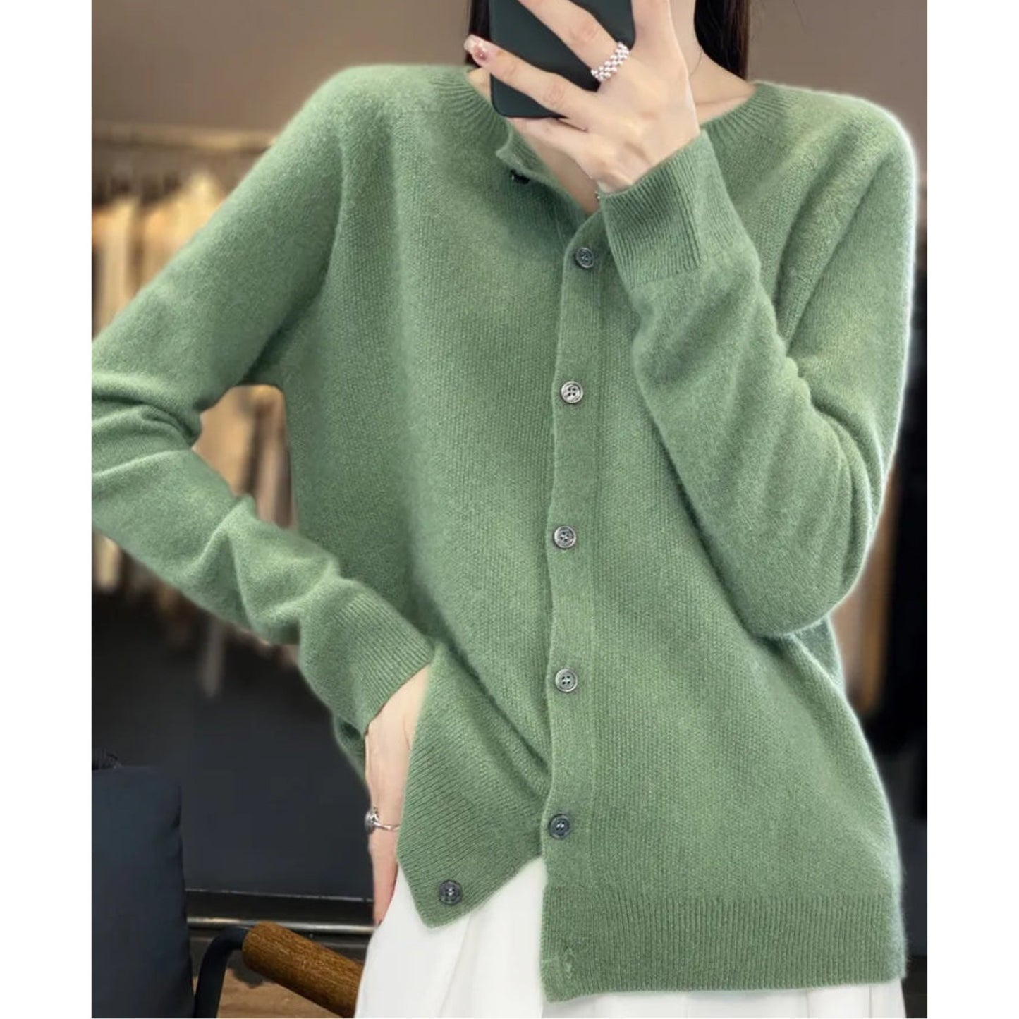 Joanna | Kardigan z kaszmirem i merino