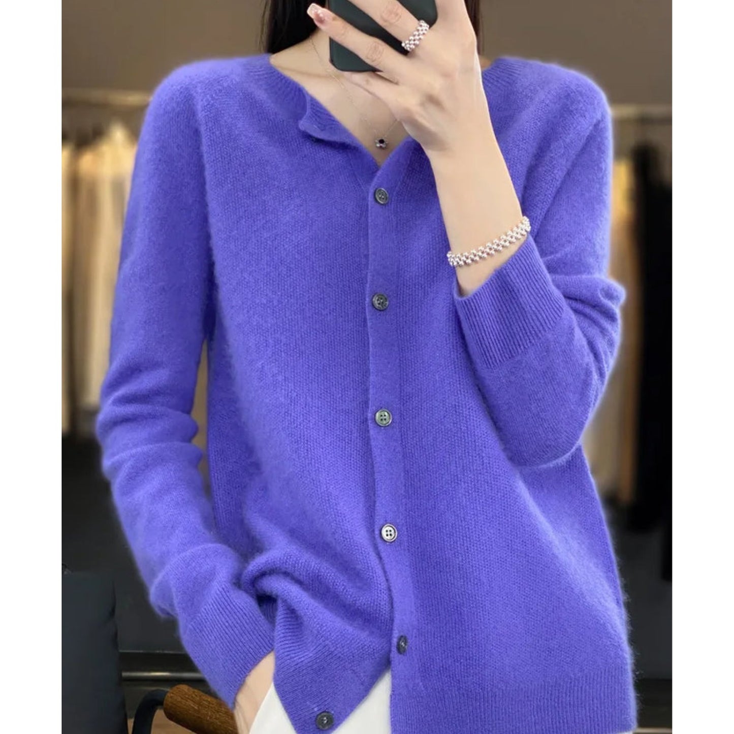 Joanna | Kardigan z kaszmirem i merino
