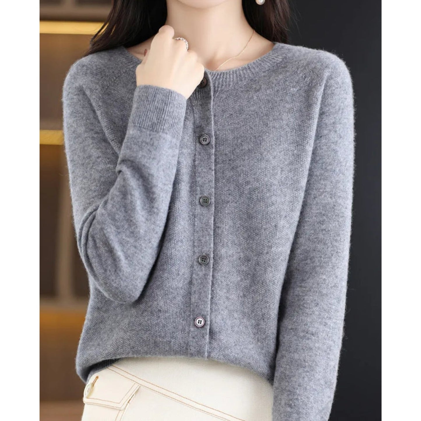 Joanna | Kardigan z kaszmirem i merino