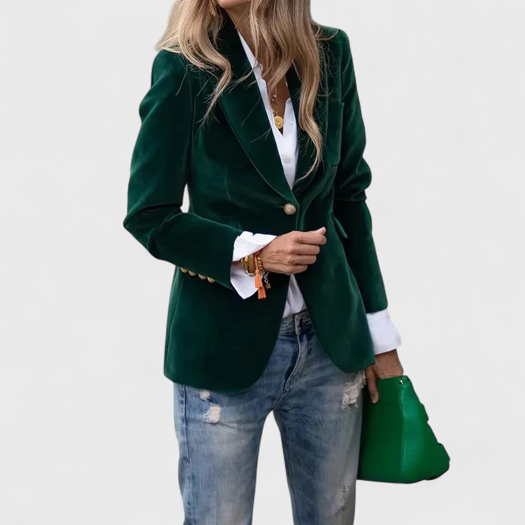 Kamila | Blazer met enkele rij knopen