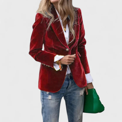 Kamila | Blazer met enkele rij knopen