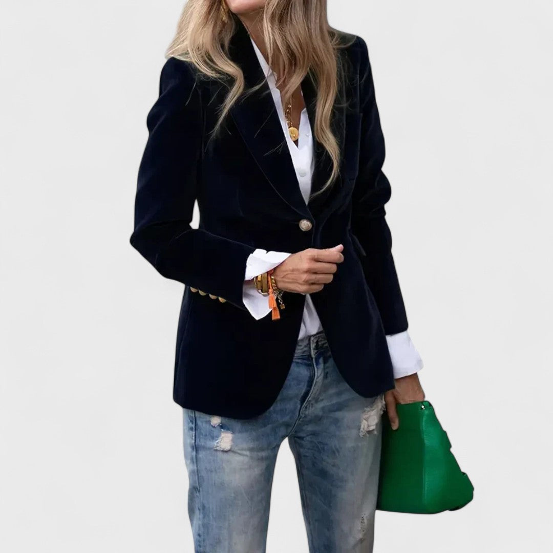Kamila | Blazer met enkele rij knopen