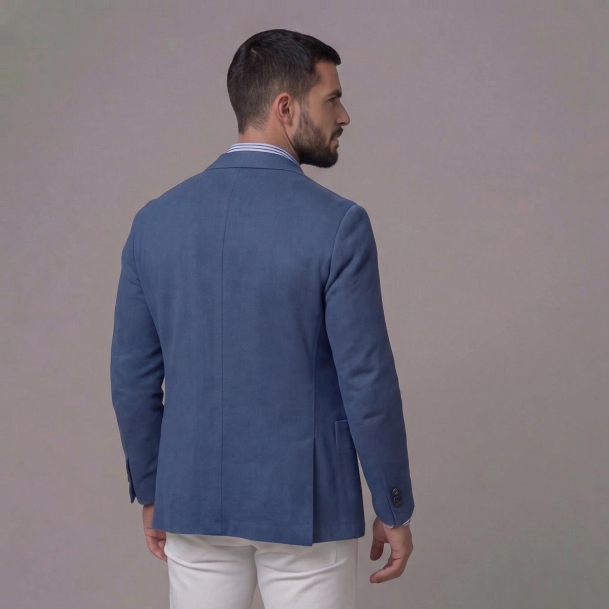 Karina | Linnen blazer met ongestructureerde pasvorm
