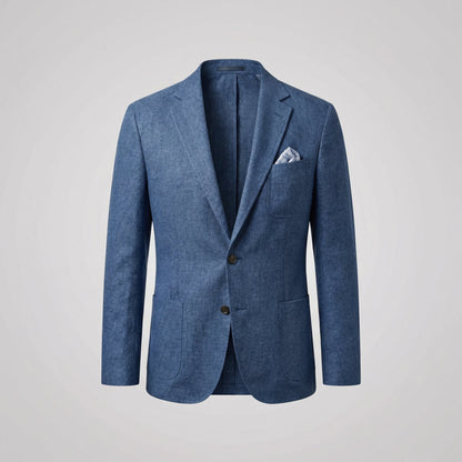 Karina | Linnen blazer met ongestructureerde pasvorm