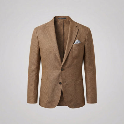 Karina | Linnen blazer met ongestructureerde pasvorm