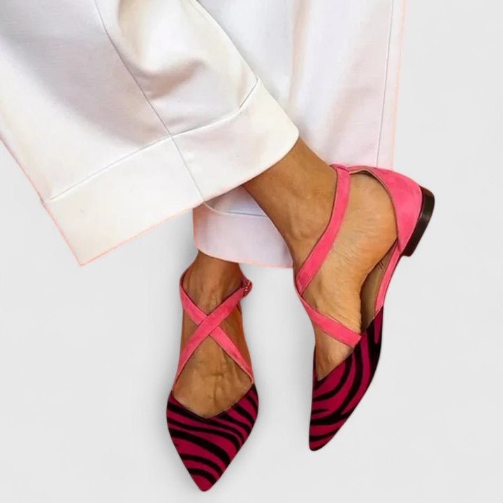 Konstancja | Ballerina's met print