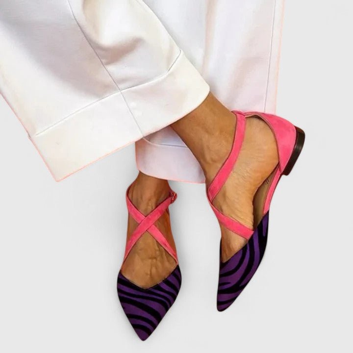 Konstancja | Ballerina's met print