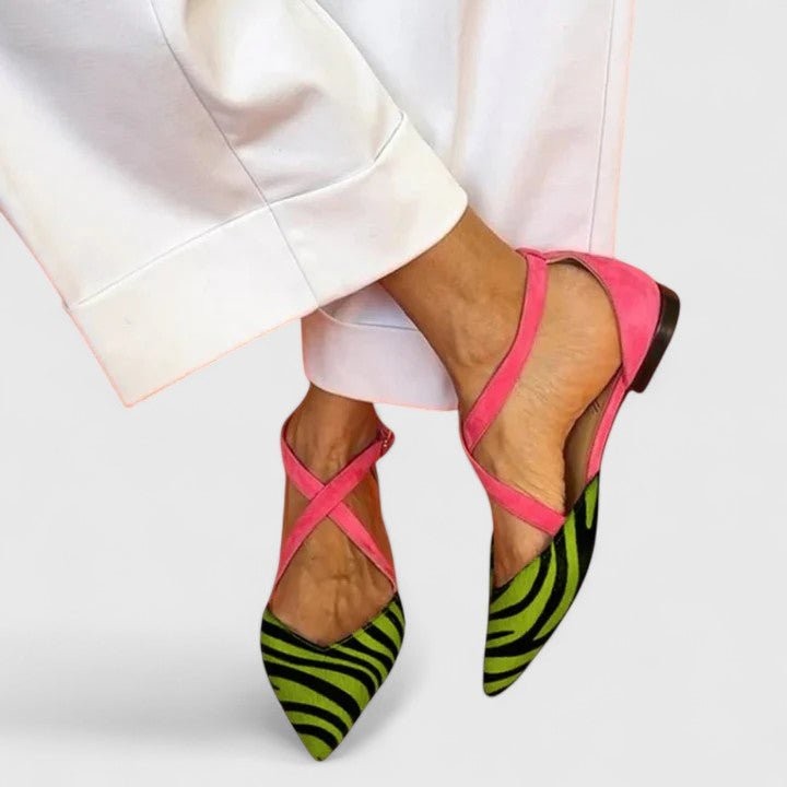 Konstancja | Ballerina's met print