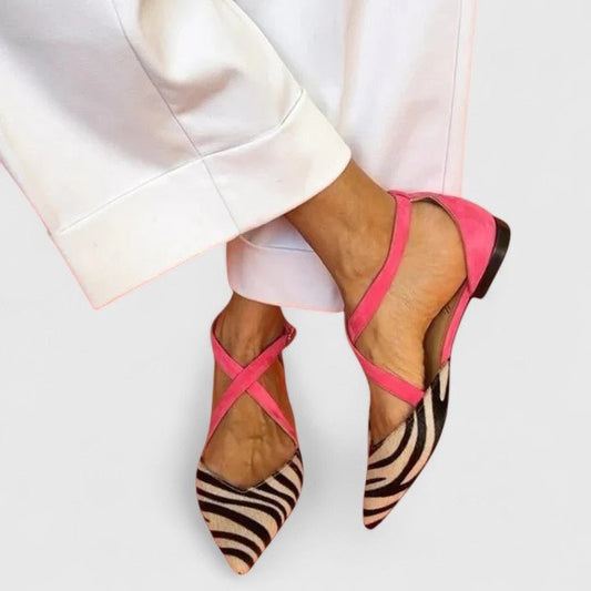 Konstancja | Ballerina's met print