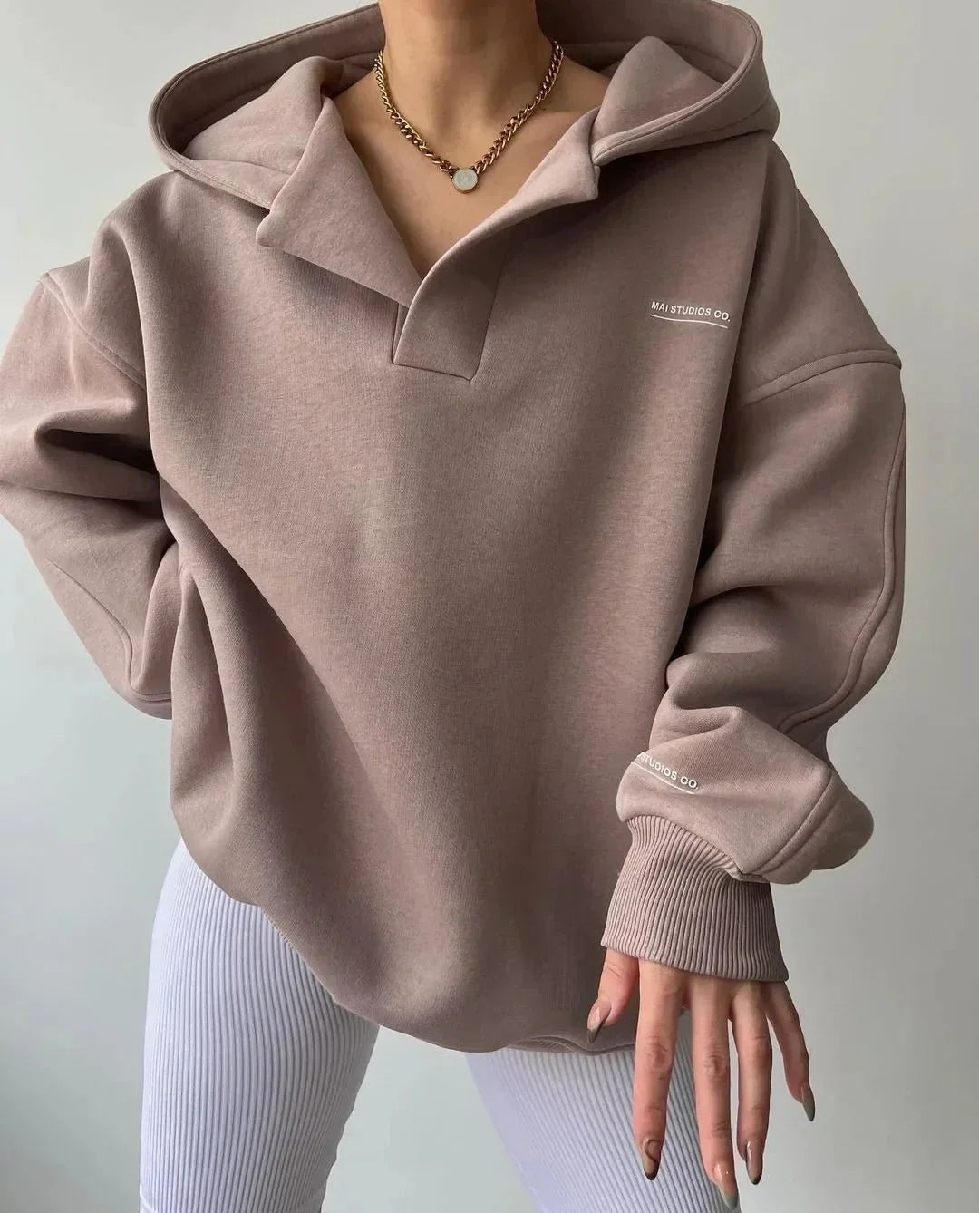 Luiza | Bluza z otwartym dekoltem V