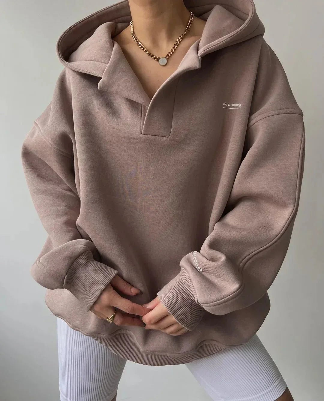 Luiza | Bluza z otwartym dekoltem V