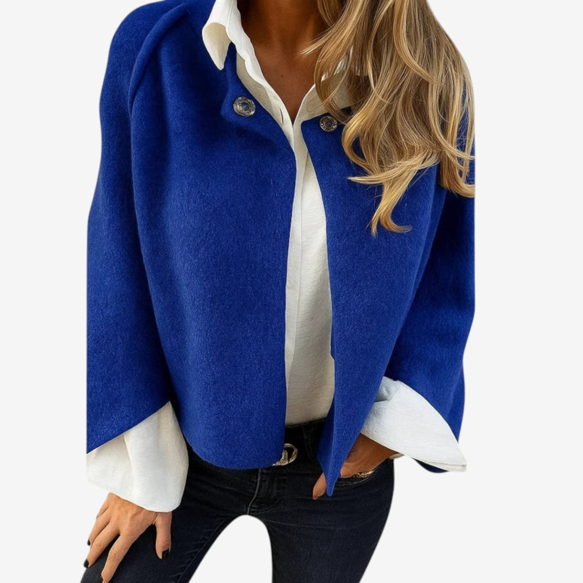 Marta | Capejack met schuine mouwen