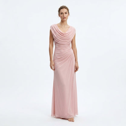 Marta | Maxi-jurk met gedrapeerde colhals