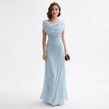 Marta | Maxi-jurk met gedrapeerde colhals