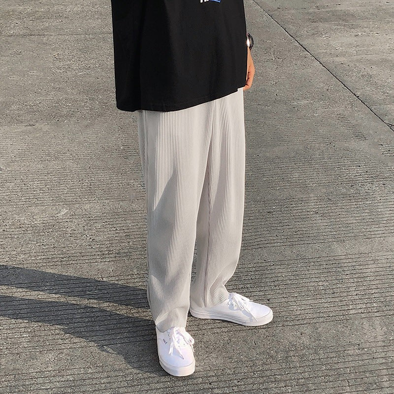 Michał | Broek met structuur en relaxed fit