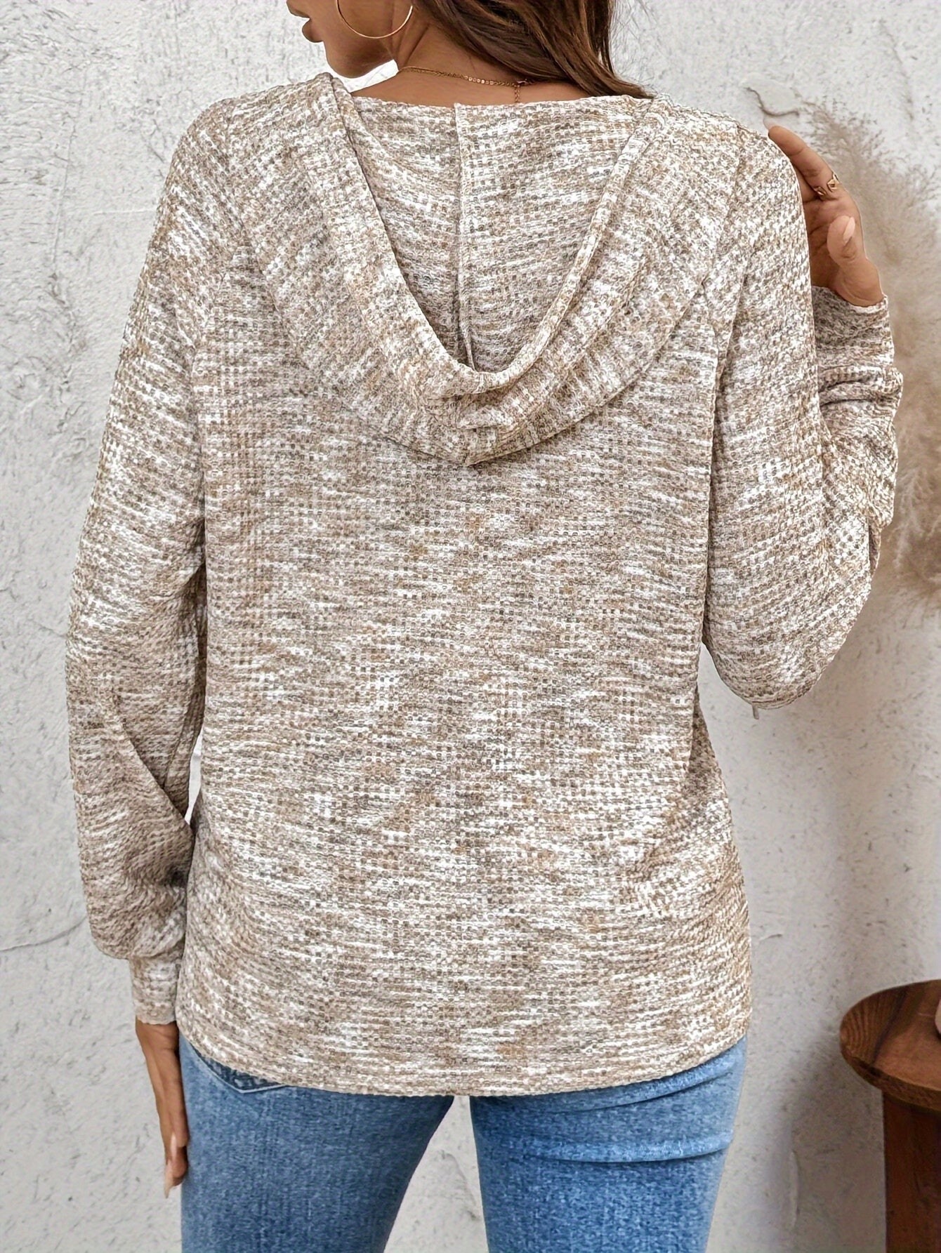 Nina | Bluza z guzikami i kapturem