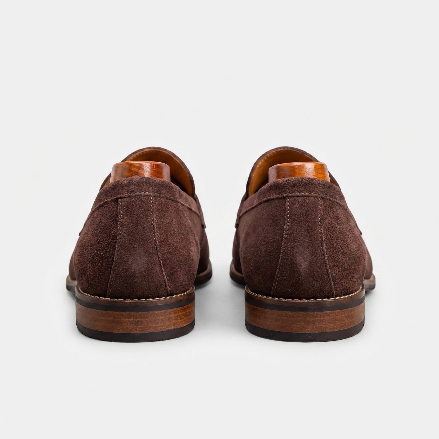 Patrycja | Loafersy z zamszową stóp­ką