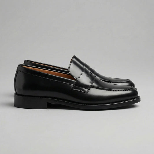 Patryk | Loafersy z elastyczną wstawką